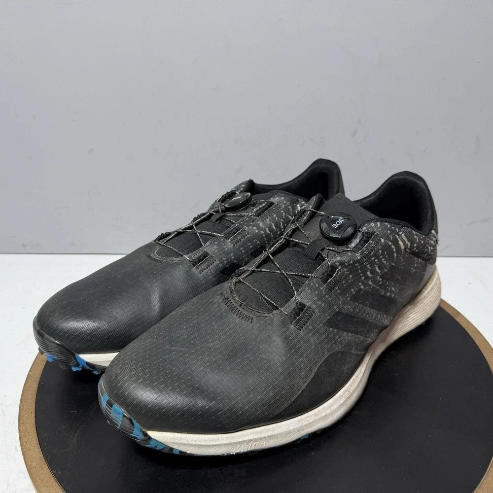 Adidas Golf Shoes Mens Size 15 Black BOA Spikeless Athletic Sneakers GV9789